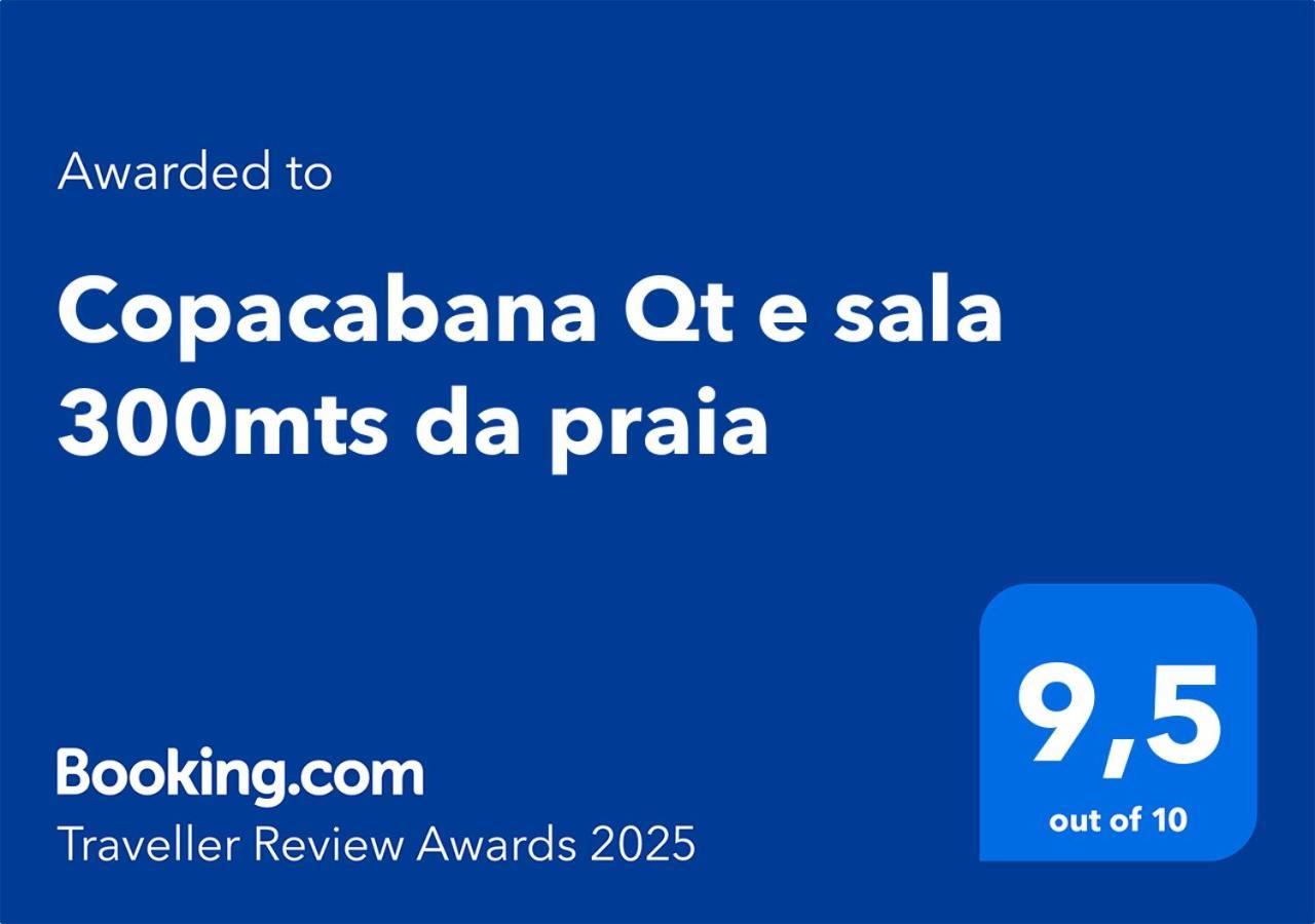 Copacabana Qt E Sala 300Mts Da Praia Rio de Janeiro Exteriör bild